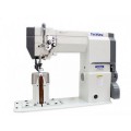 The Techsew 830-2R is a premium, industrial-grade sewing machine designed for heavy-duty applications. Its defining feature is the 2-needle post bed with top and bottom roller feed, which makes it the ideal tool for sewing thick, bulky, or awkward-shaped items where a flatbed machine would be impractical.