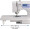 The Ultimate All-in-One Sewing and Quilting Companion That Grows With You.

Discover a machine that can truly do it all. The Brother HC1850 is a powerful and intuitive computerized sewing and quilting machine packed with 130 built-in stitches, including 8 one-step auto-size buttonholes and 55 decorative stitches . Whether you're hemming a skirt, monogramming a towel, or free-motion quilting a masterpiece, its easy-to-use LCD screen and automatic features make every project a joy. The included wide table gives you ample space for larger projects, making it the perfect companion for beginners ready to explore and experienced sewists needing a reliable workhorse.