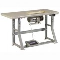 An industrial machine table with motor is the complete workstation that turns a sewing machine head into a functional setup. Based on your history of asking about specific industrial models (Juki, Consew, Techsew), you're likely looking for a complete package to match a machine you have in mind.