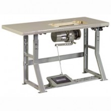 An industrial machine table with motor is the complete workstation that turns a sewing machine head into a functional setup. Based on your history of asking about specific industrial models (Juki, Consew, Techsew), you're likely looking for a complete package to match a machine you have in mind.