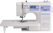 The Ultimate All-in-One Sewing and Quilting Companion That Grows With You.

Discover a machine that can truly do it all. The Brother HC1850 is a powerful and intuitive computerized sewing and quilting machine packed with 130 built-in stitches, including 8 one-step auto-size buttonholes and 55 decorative stitches . Whether you're hemming a skirt, monogramming a towel, or free-motion quilting a masterpiece, its easy-to-use LCD screen and automatic features make every project a joy. The included wide table gives you ample space for larger projects, making it the perfect companion for beginners ready to explore and experienced sewists needing a reliable workhorse.