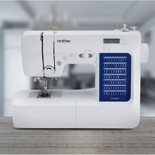 Brother CS7000X Computerized Sewing & Quilting Machine

A great choice for beginners and hobbyists. It offers 70 built-in stitches, an automatic needle threader, and a jam-resistant drop-in bobbin for easy setup.

This package includes 10 presser feet and a detachable wide table, perfect for larger quilting projects. A hard protective cover is also included for storage.

Dimensions: 12.2" W x 16.26" H x 6.65" D.
