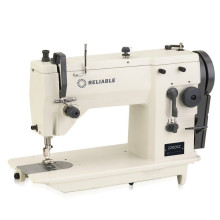 This is a well-regarded industrial zigzag machine known for its versatility in sewing both straight and decorative stitches on a variety of materials