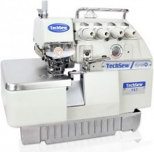 Techsew 757 5-Thread Serger Overlock Industrial Sewing Machine for you! It's a high-speed industrial overlocker designed for clean, professional seam finishing on light to medium-weight fabrics.