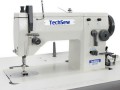 This machine is described as a heavy-duty, computerized industrial zigzag and straight stitch machine, well-suited for materials like leather, canvas, and upholstery