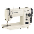 This is a well-regarded industrial zigzag machine known for its versatility in sewing both straight and decorative stitches on a variety of materials