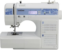 The Brother CS7205 is a versatile and user-friendly computerized sewing machine, highly regarded as an excellent value option for beginners and enthusiastic sewers interested in both garment construction and quilting projects . It is designed to make sewing more accessible with a range of automated features and a wealth of included accessories.

Here is a detailed description of its key features and specifications:

Extensive Stitch Library: The machine boasts 205 built-in stitches . This includes a wide variety of utility stitches for everyday sewing, decorative stitches for creative projects, and quilting stitches. A standout feature is the inclusion of 55 alphanumeric stitches, which come from one built-in font and allow for basic monogramming and personalization . It also features 8 one-step auto-size buttonhole styles for professional-looking results every time .

User-Friendly Computerized Features: The CS7205 simplifies sewing with several automatic functions. The automatic needle threader pushes thread through the needle eye at the touch of a lever, saving time and reducing eye strain . The quick-set, drop-in bobbin system is jam-resistant and can be placed in the machine and started sewing without manually bringing up the bobbin thread . A start/stop button allows for sewing without using the foot pedal, and a variable speed control slider lets the user set the maximum sewing speed for greater control .