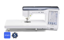 The Brother Celeste CX1 has an impressive extra-large 285mm (11.25”) long arm. You can expand your workspace even further with the included wide table. Perfect for bulky sewing projects like curtains, wedding dresses or king-sized quilts.

The generous 10.1” HD LCD screen, with My Custom StitchTM stitch designer, stitch tapering and enhanced control options such as stitch width up to 7mm and length of up to 5mm, laser sewing guideline for ultimate precision, stitch speed control, presser foot height adjuster, drop feed and pivot functions give you the creative control you need.

It’s never been easier to master free motion quilting, than with Brother’s Intelligent Stitch Regulator (ISR) with infrared edge detection. With the included-as-standard ISR your stitches will be perfectly equal, and you’ll quickly gain confidence with free motion patterns. With adjustable height settings and curved design, fabric flows smoothly under any of the three included presser feet.

Work smarter, not harder with Brother’s built-in innovation – advanced auto needle threader, auto thread trimmer, auto tension, independent bobbin winder, auto presser foot lift, upper and lower thread sensors, ICAPS auto fabric thickness detection, Start/stop button, knee lifter and more.